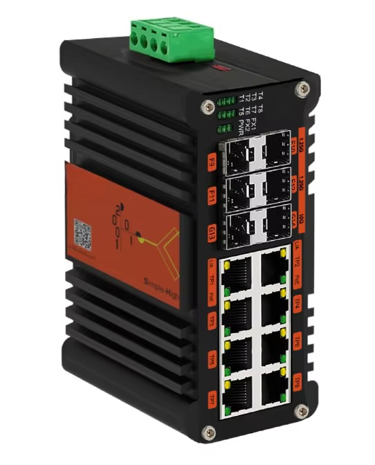 Ethernet Switch 8 Port - Switch Ethernet Gestito Industriale L2+ con