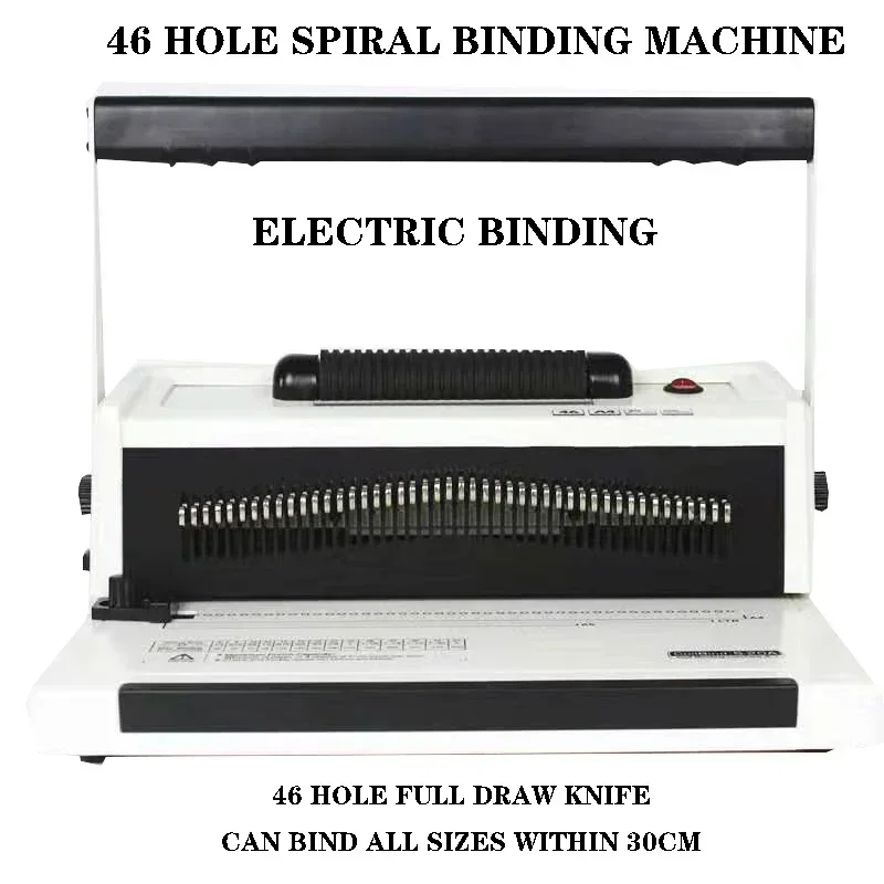 Binding Machine Comb - Macchina Elettrica per Rilegatura a Spirale/Coil