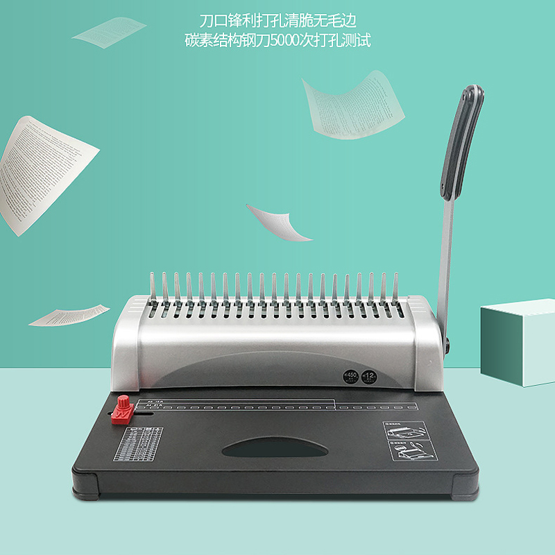 Binding Machine Comb - Nuova macchina per rilegatura a pettine,