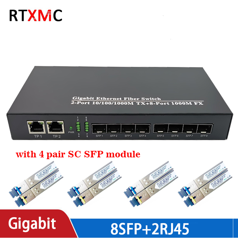 Switch Ethernet Gigabit 8SFP&2 - Ethernet Switch 8 Port recensione e prezzo
