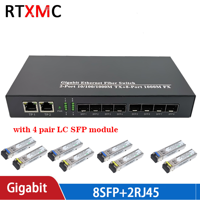Switch Ethernet Gigabit 8SFP&2 - Ethernet Switch 8 Port recensione e prezzo