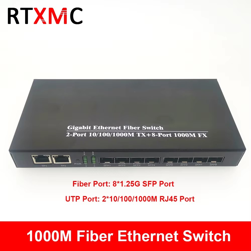 Switch Ethernet Gigabit 8SFP&2 - Ethernet Switch 8 Port recensione e prezzo
