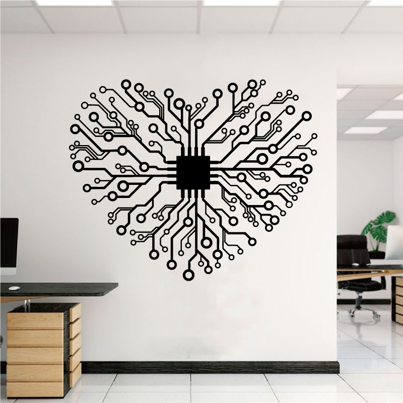 Love Chip Tech Company Ufficio - Tech Office Wall Art recensione e prezzo