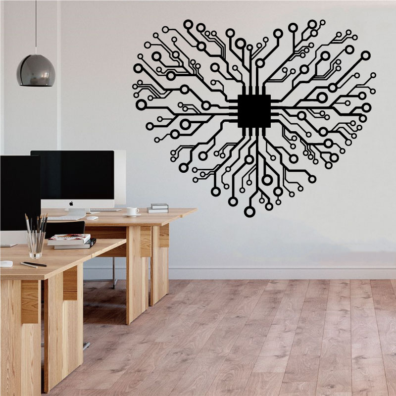 Love Chip Tech Company Ufficio - Tech Office Wall Art recensione e prezzo